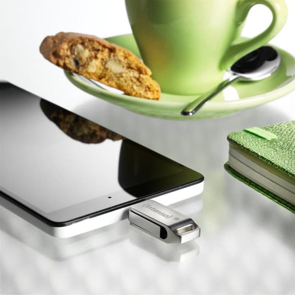 Intenso cMobile Line USB-tikku älypuhelin/tabletti Silver 64 Gt USB 3.2 Gen 1 (USB 3.0)