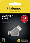 Pikkukuva 10 / 11: Intenso cMobile Line USB-tikku älypuhelin/tabletti Silver 64 Gt USB 3.2 Gen 1 (USB 3.0)