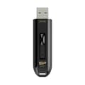 Miniatyrbillede 2 af 3: 256 GB Silicon Power Blaze B21 usb3.1 flashdrev USB-lyd med glidende sort