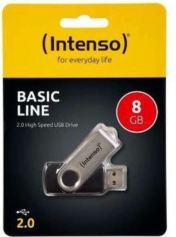 Intenso Basic Line USB-minne 64 GB USB 2.0 Svart 3503490