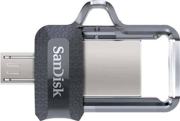 SanDisk Ultra® Dual Drive m3.0 USB-minne smartphone/surfplatta 256 GB Micro USB (OTG), USB 3.2 Gen 1 (USB 3.0)
