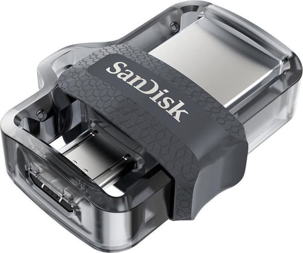 SanDisk Ultra® Dual Drive m3.0 USB-minne smartphone/surfplatta 256 GB Micro USB (OTG), USB 3.2 Gen 1 (USB 3.0)