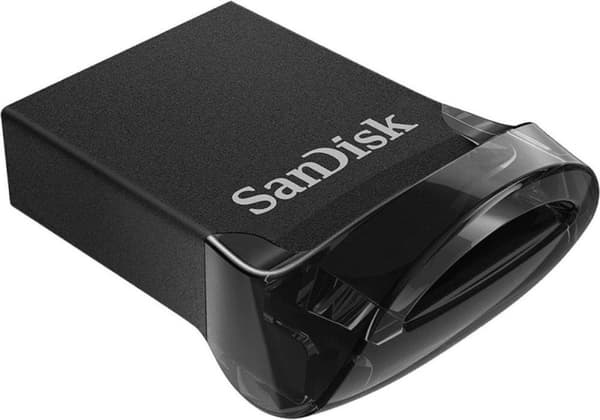 SanDisk Cruzer Ultra Fit 512GB, USB 3.1 Sort