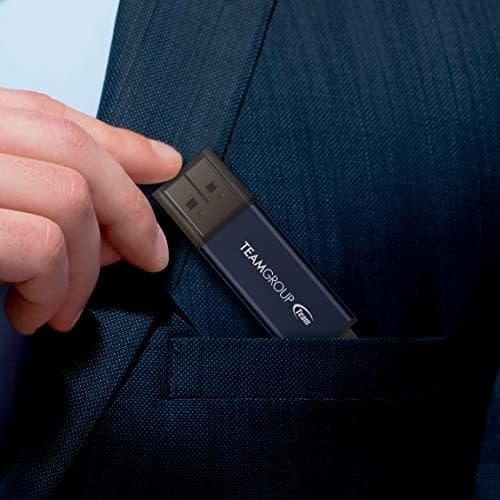 Team Group C211 USB-flashdrev 128 GB USB Type-A 3.2 Gen 1 (3.1 Gen 1) Blå (TC2113128GL01)