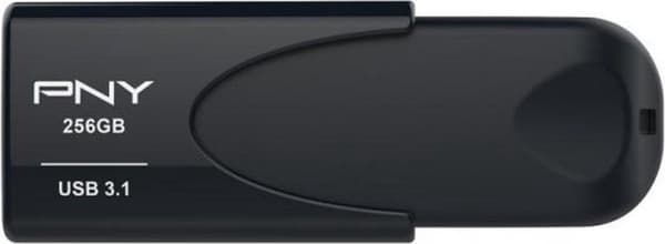 PNY Attache 4 3.1 USB-minne 256 GB USB Typ-A 3.2 Gen 1 (3.1 Gen 1) Svart