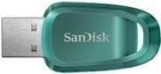 SanDisk Ultra Eco USB 3.2 Flash Drive 256 GB (läshastighet upp till 100 MB/s, RescuePRO Deluxe) Grön