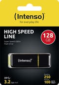 Miniatyrbillede 4 af 5: Intenso High Speed ​​​​Line USB-stick 128 GB USB 3.2 Gen 2 (USB 3.1) Sort, Gul 3537491