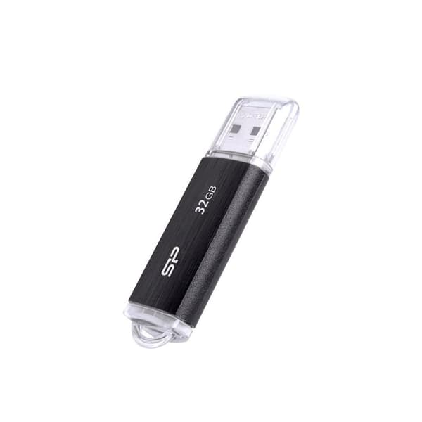 Silicon Power 32GB Ultima U02 USB 2.0 Flash Drive Svart