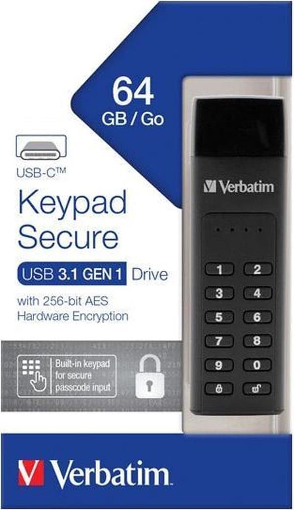 Verbatim 49428 USB-minne 64 GB USB Typ-A 3.2 Gen 1 (3.1 Gen 1) Svart