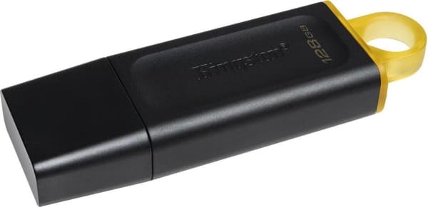 Kingston Technology DataTraveler Exodia USB-muistitikku 128 Gt USB Type-A 3.2 Gen 1 (3.1 Gen 1) Musta musta, Keltainen