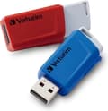 Miniatyrbillede 1 af 5: Verbatim Store 'n' Click - USB-Stick 3.2 GEN1 - 2x32 GB - Blå/Rød