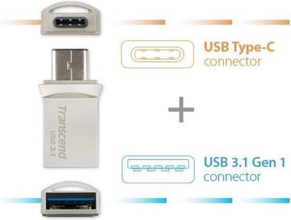 Transcend JetFlash 890 - USB stick - 32 GB