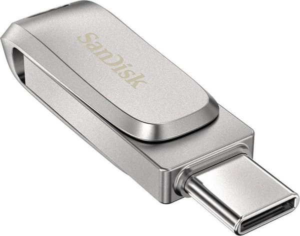 SanDisk Ultra Dual Luxe USB-minne smartphone/surfplatta Silver 512 GB USB-C USB 3.1 (Gen 1)