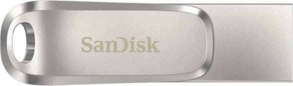 SanDisk Ultra Dual Luxe USB-minne smartphone/surfplatta Silver 512 GB USB-C USB 3.1 (Gen 1)