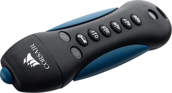Corsair Padlock 3 64 Gt USB-muistitikku USB Type-A 3.2 Gen 1 (3.1 Gen 1) musta, sininen