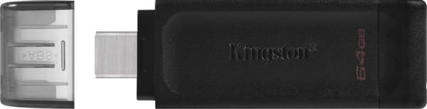Kingston Technology DataTraveler 70 USB-minne 64 GB USB Type-C 3.2 Gen 1 (3.1 Gen 1) Svart