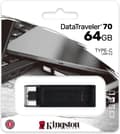 Miniatyrbild 6 av 9: Kingston Technology DataTraveler 70 USB-minne 64 GB USB Type-C 3.2 Gen 1 (3.1 Gen 1) Svart