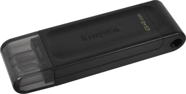 Kingston Technology DataTraveler 70 USB-minne 64 GB USB Type-C 3.2 Gen 1 (3.1 Gen 1) Svart