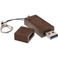 Miniatyrbillede 1 af 4: InLine - USB Flash Drive - 32GB - USB3.0 - Valnøddetræ (35063W)