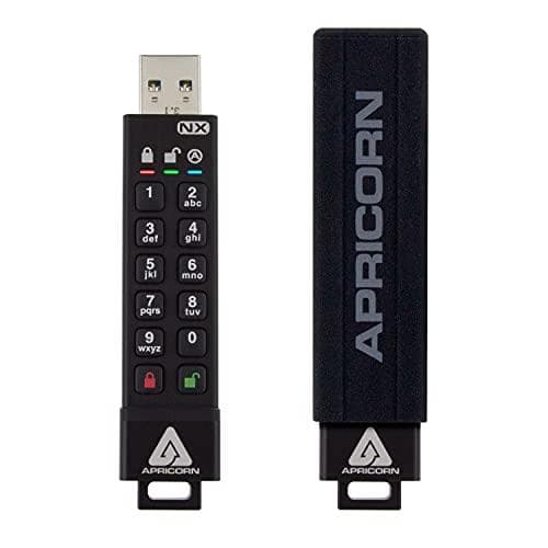 Apricorn Aegis Secure Key 3XN - USB Flash Drive - Krypteret - 32GB - USB 3.1 Gen 1 - FIPS 140-2 Niveau 3