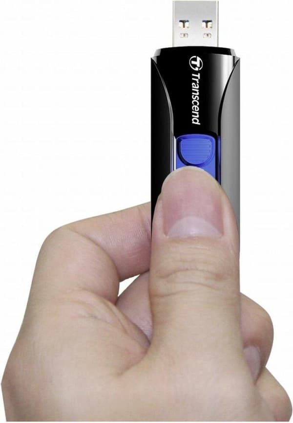Transcend JetFlash® 790 USB-flashdrev 256 GB USB 3.2 Gen 2 (USB 3.1) Sort, Blå TS256GJF790K