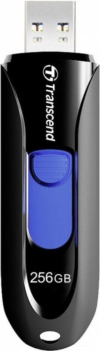 Transcend JetFlash® 790 USB-flashdrev 256 GB USB 3.2 Gen 2 (USB 3.1) Sort, Blå TS256GJF790K