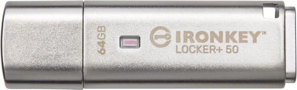 IronKey Locker+ 50 - 64 Gt suojattu USB-muistitikku