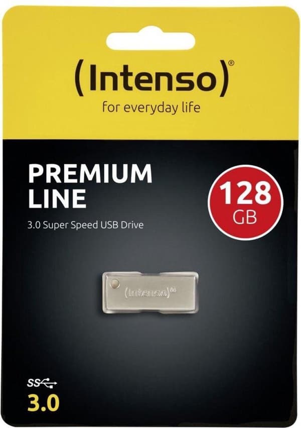 Intenso Premium Line USB-minne 128 GB USB 3.2 Gen 1 (USB 3.0) Silver 3534491