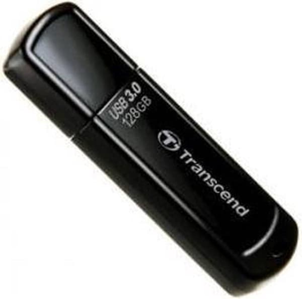 Transcend JetFlash® 700 USB-minne 128 GB USB 3.2 Gen 1 (USB 3.0) Svart TS128GJF700