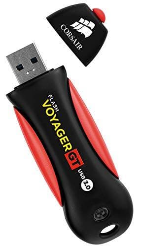 Corsair Voyager GT Flash Drive 256GB USB 3.0 vedenpitävä musta