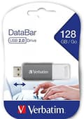 Miniatyrbild 3 av 3: Verbatim DataBar - USB-minne - 128GB - USB 2.0 - Grå