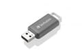 Miniatyrbild 2 av 3: Verbatim DataBar - USB-minne - 128GB - USB 2.0 - Grå