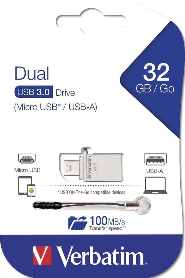 Verbatim Store 'n' Go OTG Micro 32GB