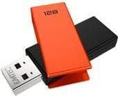 EMTEC C350 Brick - USB-muistitikku - 128 Gt - USB2.0 - oranssi (ECMMD128GC352) musta, Oranssi