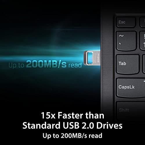 Kingston DataTraveler Micro - USB Flash Drive - 128GB - USB 3.2 Gen 1 (DTMC3G2/128GB)