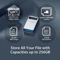 Miniatyrbillede 6 af 6: Kingston DataTraveler Micro - USB Flash Drive - 128GB - USB 3.2 Gen 1 (DTMC3G2/128GB)