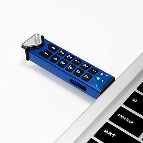 iStorage DataAshur SD | Krypterat USB-minne med flyttbara iStorage microSD-kort (säljs separat) | Lösenordsskyddad | Säkert samarbete | FIPS-kompatibe