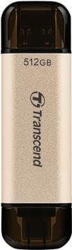 Transcend JetFlash 930C - USB-minne - 512GB - USB 3.2 Gen 1 / USB-C - Guld Guld