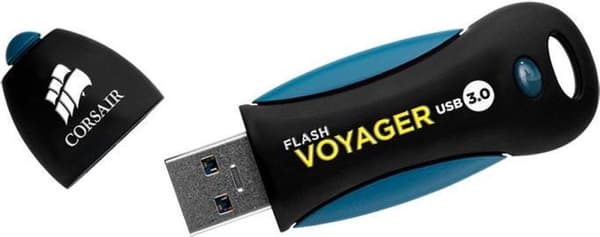 Corsair Voyager - USB-minne - 256 GB Svart, Blå