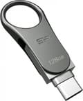 Miniatyrbild 2 av 4: Silicon Power Mobile C80 USB-minne 128 GB USB Type-A / USB Type-C 3.0 (3.1 Gen 1) Titanium