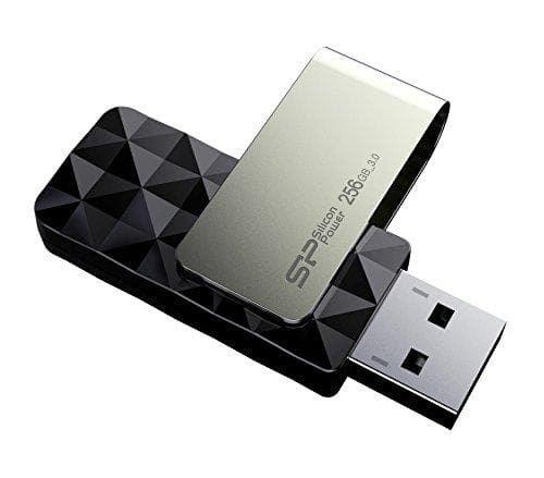Silicon Power Blaze B30 USB-muistitikku 256 Gt USB Type-A 3.2 Gen 1 (3.1 Gen 1) Musta, hopea