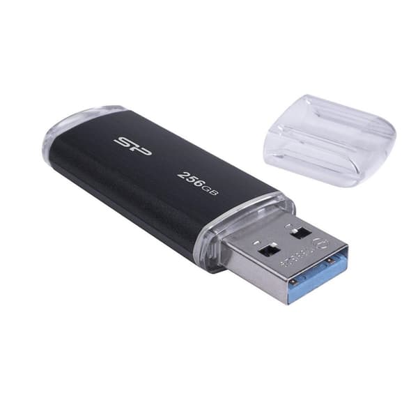 SILICON POWER Blaze B02 Pendrive USB-flashdrev 256 GB USB Type-A 3.2 Gen 1 (SP256GBUF3B02V1K) Sort Sort