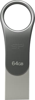 Miniatyrbild 3 av 6: Silicon Power Mobile C80 USB-minne 64 GB USB Type-A / USB Type-C 3.0 (3.1 Gen 1) Titanium