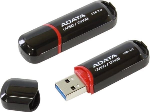 ADATA AUV150-128G-RBK USB-muistitikku 128 Gt USB Type-A 3.2 Gen 1 (3.1 Gen 1) Musta musta