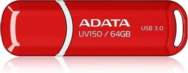 ADATA 64GB DashDrive UV150 USB-minne USB Typ-A 3.2 Gen 1 (3.1 Gen 1) Röd Röd
