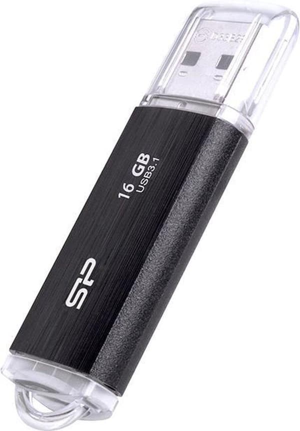 SILICON POWER Blaze B02 Pendrive USB-minne 16 GB USB Typ-A 3.2 Gen 1 (SP016GBUF3B02V1K) Svart