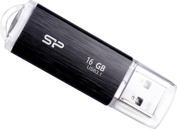 SILICON POWER Blaze B02 Pendrive USB-minne 16 GB USB Typ-A 3.2 Gen 1 (SP016GBUF3B02V1K) Svart