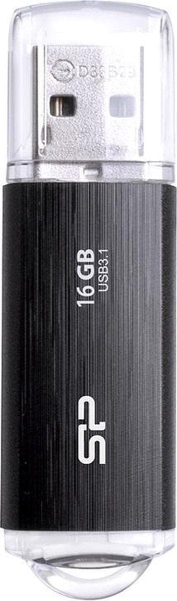 SILICON POWER Blaze B02 Pendrive USB-minne 16 GB USB Typ-A 3.2 Gen 1 (SP016GBUF3B02V1K) Svart Svart