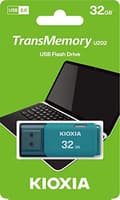 Miniatyrbild 3 av 3: Kioxia TransMemory U202 USB-minne 32 GB USB Typ-A 2.0 Blå