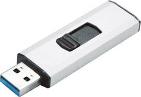 Q-CONNECT KF16369, 16 GB, USB Type-A, 3.2 Gen 1 (3.1 Gen 1), Skyving, Sort, Hvit Sort, Hvit